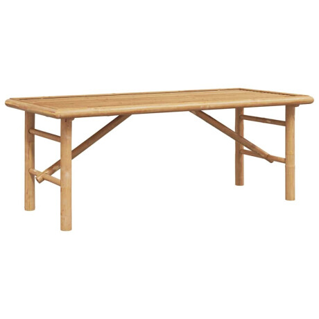 vidaXL Salontafel Bruin 110 x 50 x 43 cm Bamboe afbeelding2 - 1