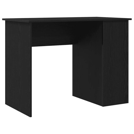 vidaXL Bureau Zwart Eiken 100x55x75 cm Bewerkt Hout afbeelding2 - 1