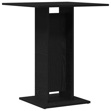 vidaXL Bistrotafel Zwart Eiken 60x60x75 cm Bewerkt Hout afbeelding2 - 1