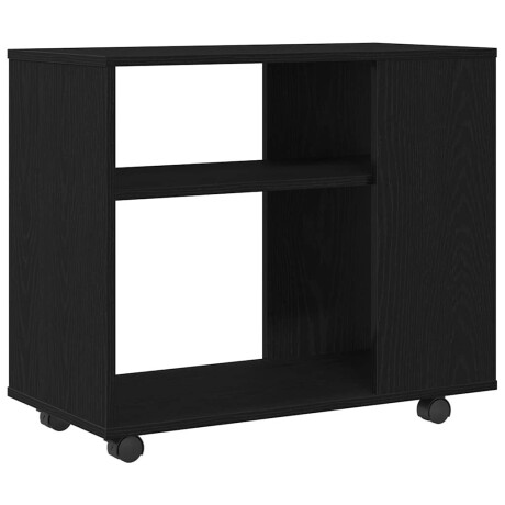vidaXL Bijzettafel Zwart Eiken 70x35x60 cm Bewerkt Hout afbeelding2 - 1