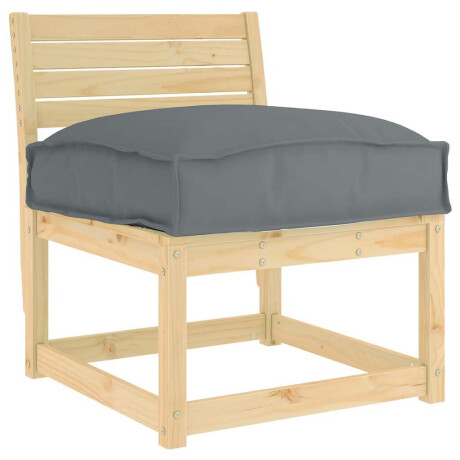 vidaXL Palletkussen voor zitting Antraciet 60 x 40 x 8 cm Oxford stof afbeelding2 - 1