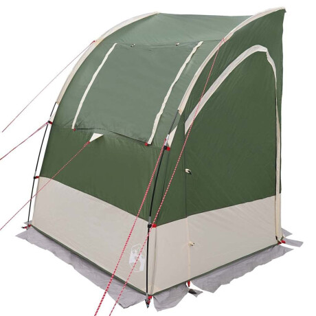 vidaXL Tent met dak Anders Groen en Zwart 194 x 180 x 210 cm Polyester afbeelding2 - 1