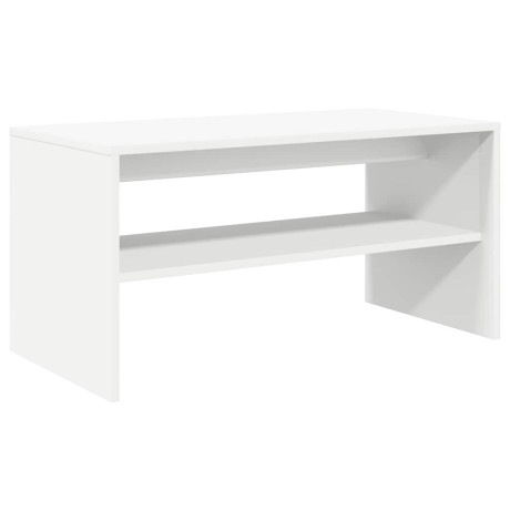 vidaXL Tv-meubel 80x40x40 cm bewerkt hout wit afbeelding2 - 1
