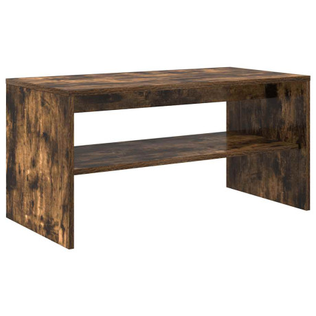 vidaXL Tv-meubel 80x40x40 cm bewerkt hout gerookt eikenkleurig afbeelding2 - 1