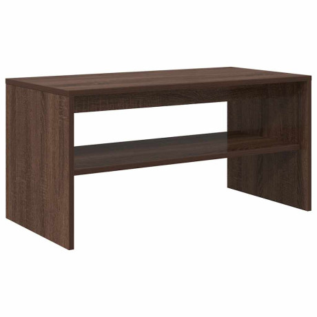 vidaXL Tv-meubel 80x40x40 cm bewerkt hout bruin eikenkleur afbeelding2 - 1