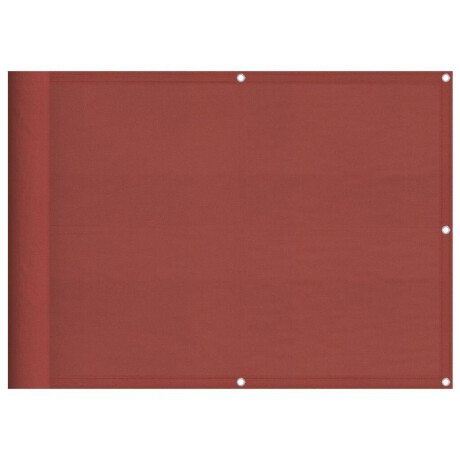 vidaXL Balkonscherm Terracotta 75x800 cm 100% Polyester Oxford afbeelding2 - 1