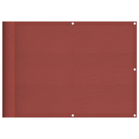 vidaXL Balkonscherm Terracotta 75x1000 cm 100% Polyester Oxford afbeelding2 - 1