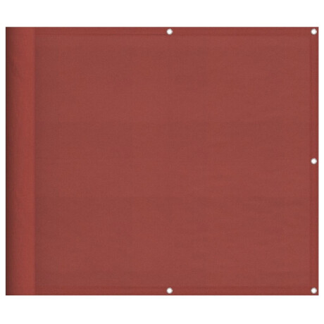vidaXL Balkonscherm Terracotta 90x800 cm 100% Polyester Oxford afbeelding2 - 1