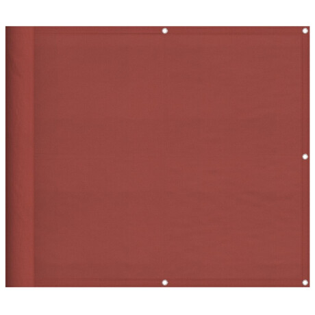 vidaXL Balkonscherm Terracotta 90x1000 cm 100% Polyester Oxford afbeelding2 - 1