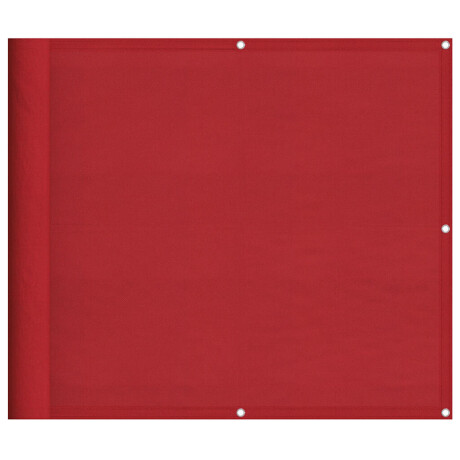 vidaXL Balkonscherm Rood 90x800 cm 100% Polyester Oxford afbeelding2 - 1
