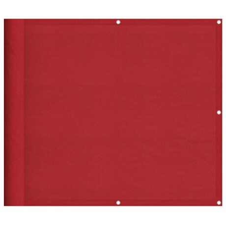 vidaXL Balkonscherm Rood 90x1000 cm 100% Polyester Oxford afbeelding2 - 1