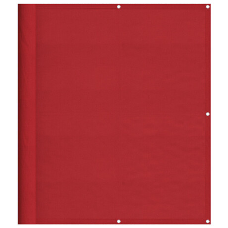 vidaXL Balkonscherm Rood 120x700 cm 100% Polyester Oxford afbeelding2 - 1