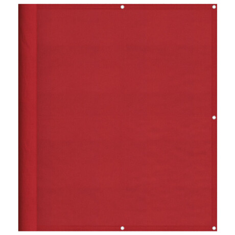 vidaXL Balkonscherm Rood 120x800 cm 100% Polyester Oxford afbeelding2 - 1