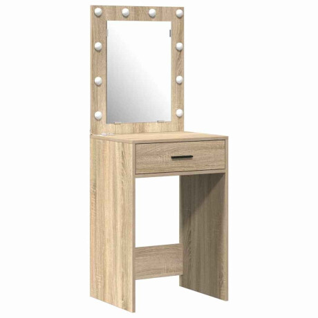 vidaXL Plafondtafel met lade 3 pcs Bruin 40 x 41 x 135 cm Bewerkt hout afbeelding2 - 1