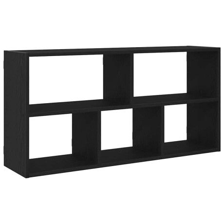 vidaXL Wandplank Zwart Eiken 100x25x50 cm Bewerkt Hout afbeelding2 - 1