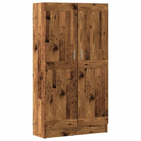 vidaXL Boekenkast 82,5x30,5x150 cm bewerkt hout oud houtkleurig afbeelding2 - 1