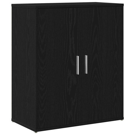 vidaXL Dressoir Zwart Eiken 60x31x70 cm Engineered Wood afbeelding2 - 1