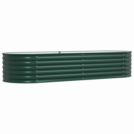 vidaXL Verhoogde plantenbak Groen 240 x 80 x 44 cm Staal afbeelding2 - 1