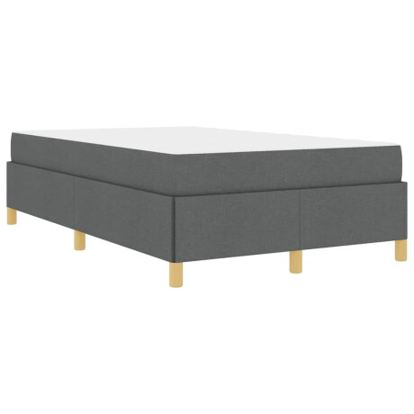 vidaXL Boxspring bed Anders Donkergrijs 120 x 190 cm Stof afbeelding2 - 1
