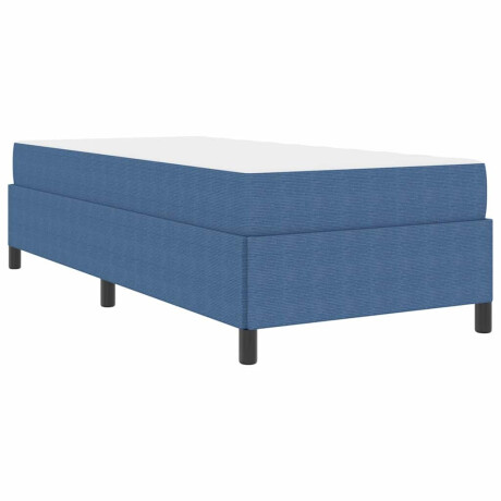 vidaXL Bedframe Anders Blauw 90 x 200 cm Katoenen stof afbeelding2 - 1