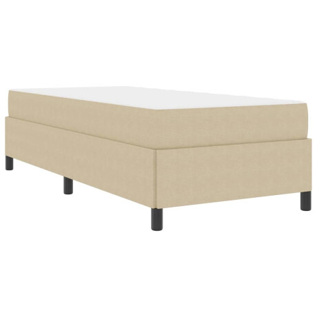 vidaXL Bedframe Anders Lichtgroen Grijs 90 x 200 cm Katoenen stof afbeelding2 - 1