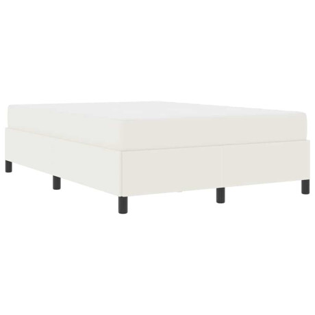 vidaXL Bedframe Anders Crème 140 x 200 cm Katoenen stof afbeelding2 - 1