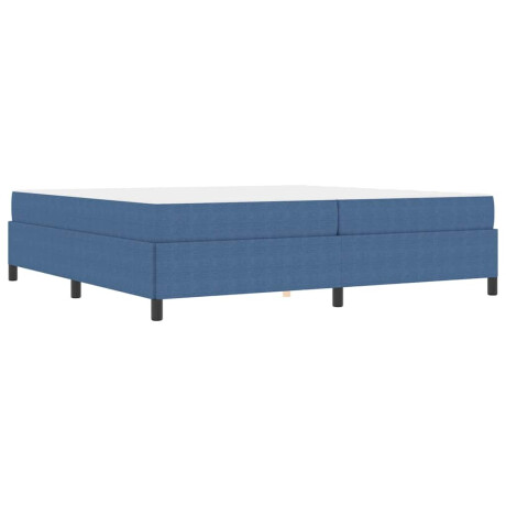 vidaXL Bedframe Anders Blauw 100 x 200 cm Katoenen stof afbeelding2 - 1