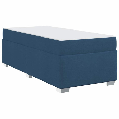 vidaXL Bedframe Anders Blauw 90 x 200 cm Stof afbeelding2 - 1