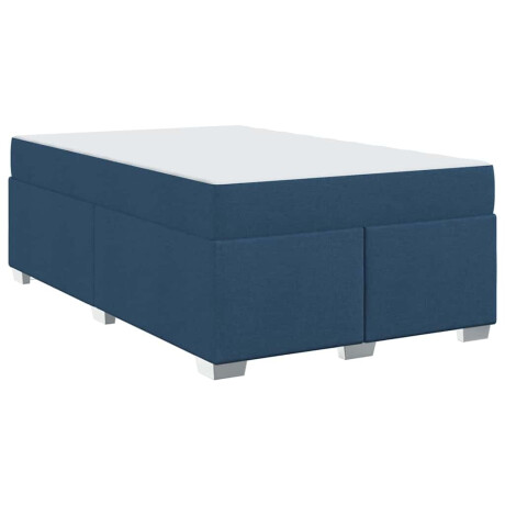 vidaXL Bedframe Anders Blauw 120 x 190 cm Stof afbeelding2 - 1