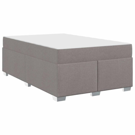 vidaXL Bedframe Anders Taupe 120 x 200 cm Stof afbeelding2 - 1