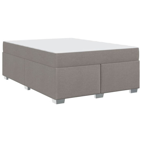 vidaXL Bedframe Anders Taupe 140 x 200 cm Stof afbeelding2 - 1