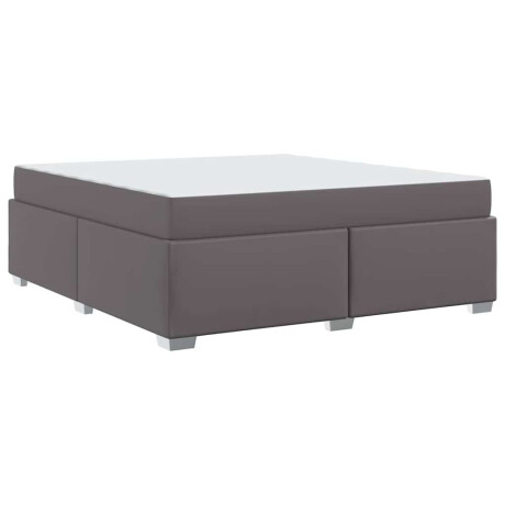 vidaXL Bedframe Anders Grijs 180 x 200 cm Kunstleer afbeelding2 - 1