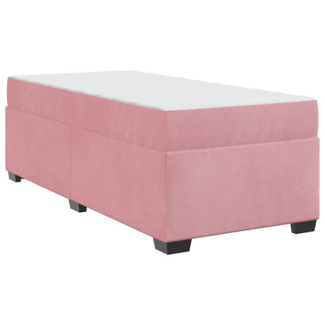 vidaXL Bedframe Anders Roze 90 x 200 cm Fluweel afbeelding2 - 1