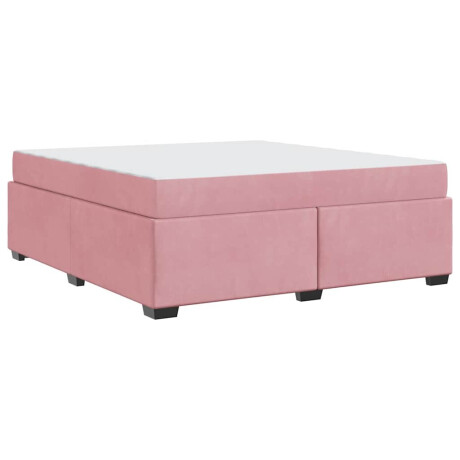 vidaXL Bedframe Anders Roze 180 x 200 cm Fluweel afbeelding2 - 1