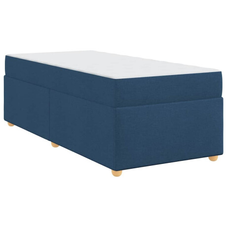 vidaXL Bedframe Anders Blauw 90 x 190 cm Stof afbeelding2 - 1