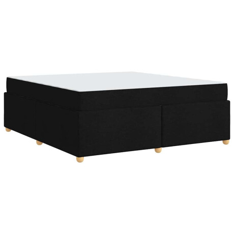 vidaXL Bedframe met matras Anders Zwart 180 x 200 cm Stof afbeelding2 - 1