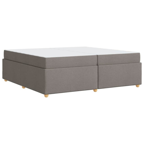 vidaXL Bedframe Anders Taupe 200 x 200 cm Stof afbeelding2 - 1