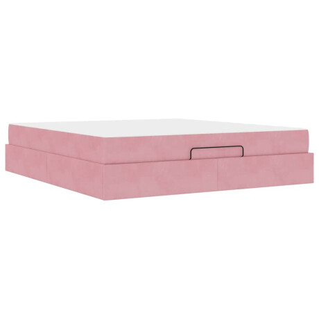vidaXL Bedframe Roze 180 x 200 cm Fluweel afbeelding2 - 1