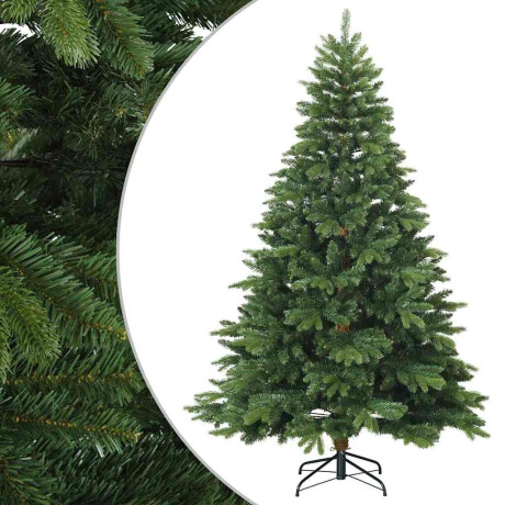 vidaXL Kunstmatige Inklapbare Kerstboom Groen 180 cm PVC, PE en staal afbeelding2 - 1