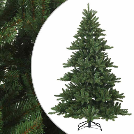 vidaXL Kunstmatige Inklapbare Kerstboom Groen 210 cm PVC, staal afbeelding2 - 1