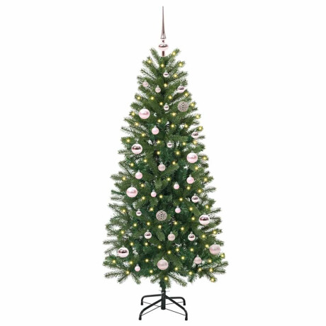 vidaXL Kunstkerstboom met 150 LED met standaard Groen 150 cm PE en PVC afbeelding2 - 1