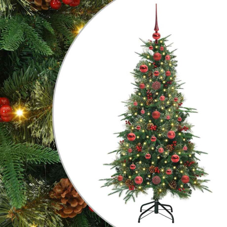 vidaXL Kunstmatige Inklapbare Kerstboom Groen 120 cm PE en PVC afbeelding2 - 1