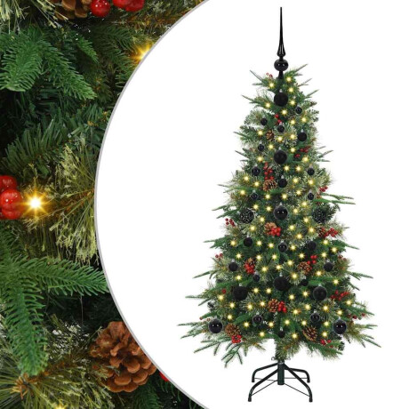 vidaXL Kunstmatige Inklapbare Kerstboom Groen 120 cm PE en PVC afbeelding2 - 1