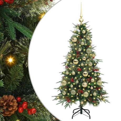 vidaXL Kunstmatige Inklapbare Kerstboom Groen 120 cm PE en PVC afbeelding2 - 1