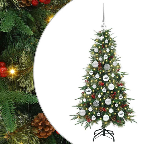 vidaXL Kunstmatige Inklapbare Kerstboom Groen 120 cm PE en PVC afbeelding2 - 1