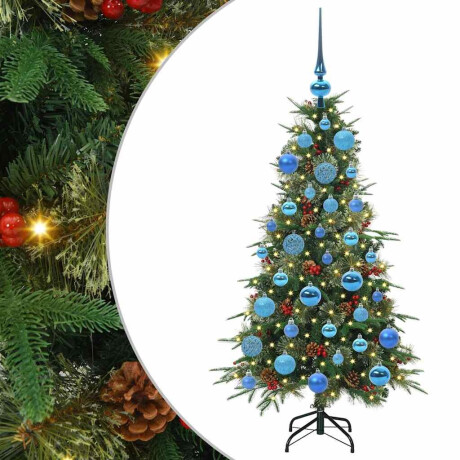 vidaXL Kunstmatige Inklapbare Kerstboom Groen 120 cm PE en PVC afbeelding2 - 1