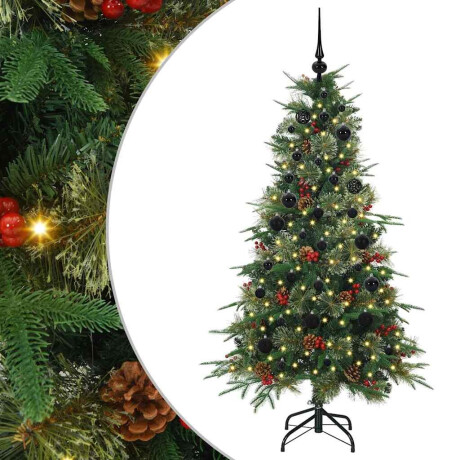vidaXL Kunstmatige Inklapbare Kerstboom Groen 150 cm PE en PVC afbeelding2 - 1