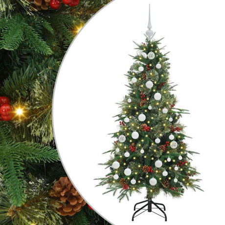 vidaXL Kunstmatige Inklapbare Kerstboom Groen 150 cm PE en PVC afbeelding2 - 1
