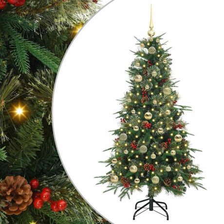 vidaXL Kunstmatige Inklapbare Kerstboom Groen 150 cm PE en PVC afbeelding2 - 1