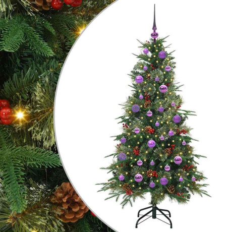 vidaXL Kunstmatige Inklapbare Kerstboom Groen 150 cm PE en PVC afbeelding2 - 1
